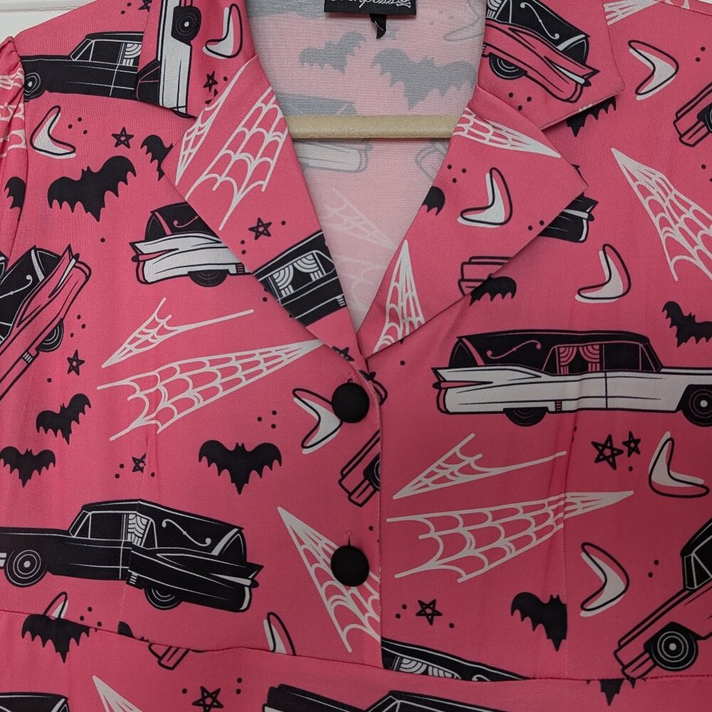 Sourpuss Death Cab Rosie Dress Size L - Picture 4 of 11